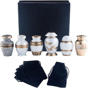 Mayorista Calidad superlativa Tamaño personalizado Urnas de cremación para adultos 100% Latón Estilo moderno Recuerdo Urna Suministros funerarios - Product Image 1