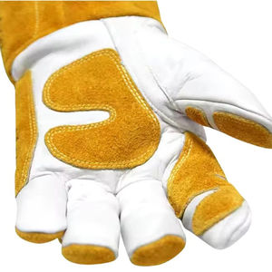 Guantes de soldadura de cuero duraderos para TIG y MIG ODM/OEM Protección de manos disponible para trabajadores de seguridad - Product Image 1