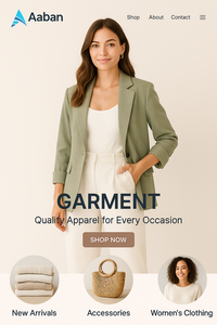 Phụ nữ chuyên nghiệp may mặc Thiết kế trang web thương mại điện tử giá cả phải chăng cơ quan web tạo ra các nền tảng trực tuyến hiện đại và thân thiện với người dùng - Product Image 5