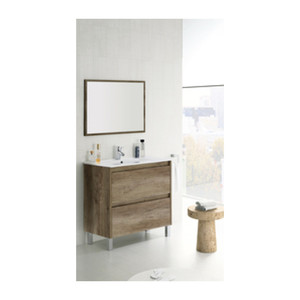 Kit Bagno Mobile Dakota 2 Cassetti 80 Rovere Nordik - Product Image 1