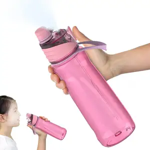 Oem Golden Supplier Kids Insulated Logo Bulk Kids Fitness Insulated Wide Mouth Water Bottle Sports with Spray Mist