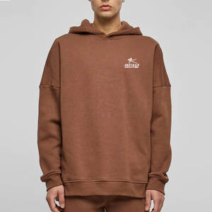 Sudaderas Extra Grandes Personalizadas 2025 Ropa Casual de Hip Hop Urbana 100% Algodón Sólido de Invierno - Product Image 1