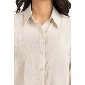 Chemises décontractées en tissu popeline simple WM-CS-WS25-002 coupe classique - Product Image 3