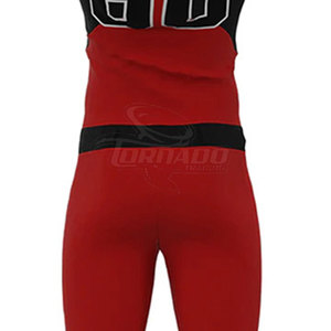 Uniforme de Fútbol Americano de Diseño Personalizado, Manga Corta, Transpirable, Talla Grande, 100% Poliéster, Colores con Logotipo Personalizado, Estilo de Equipo Nacional - Product Image 6