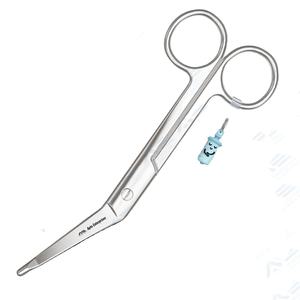 Tijeras de Trauma de Acero Inoxidable con Certificación CE, Tijeras con Hebilla para Vendajes, Mosquetón, Fuente de Alimentación Manual, Instrumentos Médicos Quirúrgicos - Product Image 1