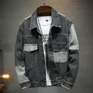 Chaqueta de Cuero de Talla Grande con Logotipo Personalizado de Marca de Moda Casual, Versión Coreana Holgada, Chaqueta de Hombre con Capucha y Forro de Lona - Product Image 4