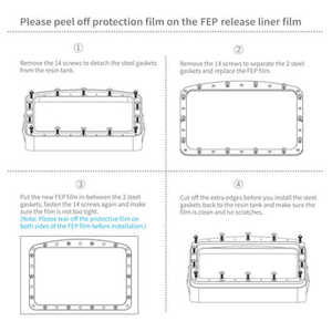 Pack d'accessoires pour imprimante 3D ELEGOO Mars 4/5/5 Ultra FEP Film (5 pièces) - Product Image 1