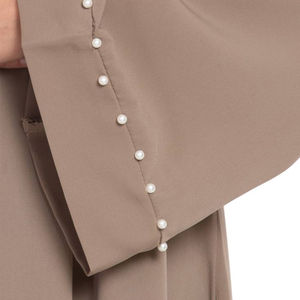 ชุดอาบายะห์ลำลองแบบอิสลามคุณภาพดีที่สุดสำหรับผู้หญิง ขนาดและสีที่ปรับแต่งได้ ผ้าระบายอากาศได้ดี ใส่ได้ทุกฤดู พร้อมสำหรับการเดินทางไปฮัจญ์ ดีไซน์ปรับแต่งได้ - Product Image 6