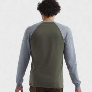 High-Quality <b>Men's</b> <b>Raglan</b> Henley - Soft Cotton and Breathable Fabric - Perfect for Daily Wear - Product Image 5