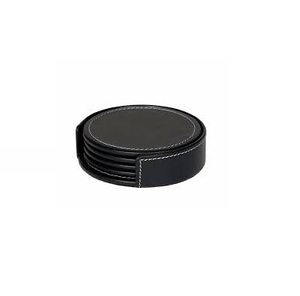 Juego de posavasos de cuero puro 100% para el hogar, suministros de cocina para Hotel, con soporte de Metal, posavasos de cuero de alta calidad 100%, mesa de fiesta - Product Image 6