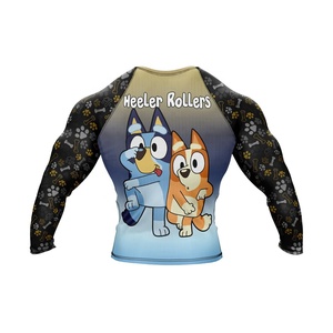 เสื้อรัดกล้ามเนื้อ MMA คุณภาพสูงแบบยูนิเซ็กซ์ พร้อมโลโก้พิมพ์ตามสั่ง ระบายอากาศได้ดี ป้องกันแบคทีเรีย แห้งเร็ว - Product Image 3