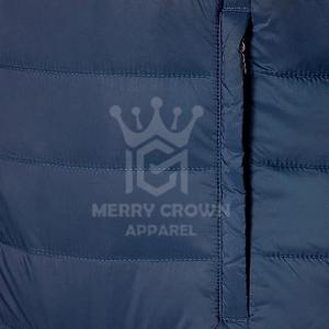 Venta caliente personalizado de los hombres de invierno Puffer Jacket Canvas Bubble Jacket Your Logo Color Size Options for Sizeable Winter - Product Image 6