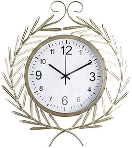 Best Selling Iron <b>Clock</b> <b>Wall</b> Art Hotel Home Office Bedroom Handmade <b>Decorative</b> Geometric Floral Design Luxury Metal <b>Wall</b> - Product Image 1