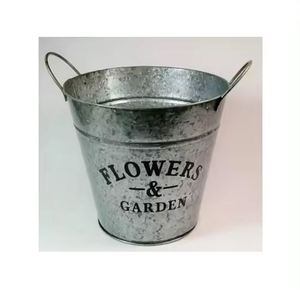 Nouvelle arrivée Jardinière galvanisée au design élégant Pots de fleurs au design unique avec support au prix le plus bas - Product Image 5
