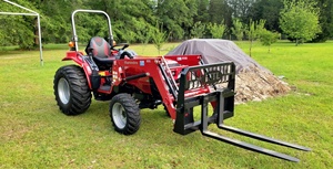 Mini tracteur Mahindra 2600 série 2638 HST avec chargeur et pelle rétrocaveuse, occasion et neuf à prix abordable, MAHINDRA MAX 28 2025 - Product Image 4