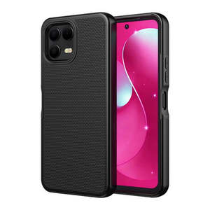 เคส T-Mobile Revvl 8 Pro 2025 รุ่นพรีเมียมแบบไฮบริดสองชั้น สีดำ - Product Image 1