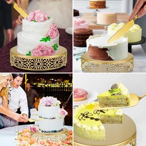 Handcrafted 2 <b>Tier</b> Metal Copper <b>Cake</b> <b>Stand</b> for Special Events and Celebrations for Export Selling at Economical Price - Product Image 4