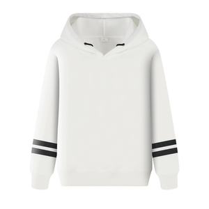 Nouveauté Automne 2025 Sweat-shirts thermiques pour hommes 100% Coton grammage lourd 360GSM à fermeture éclair double - Product Image 3