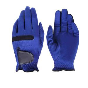 Guantes de Golf de Cuero Cabretta de Color Azul Puro Hechos a Medida de Alta Calidad, Transpirables y Antideslizantes - Product Image 1