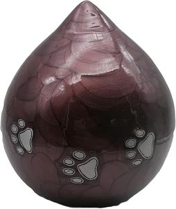 Handmade <b>Large</b> Adult Mosaic Aluminium Glass Cremation <b>Urn</b> Unique Funerals Supply With Individual Tiles Applied Burial - Product Image 6