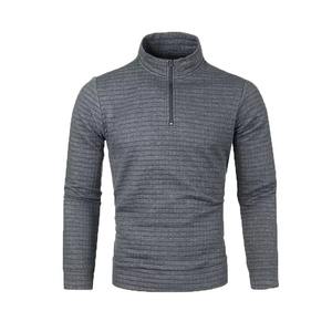 Mejor Premium Quick Dry Quarter Zip Up & Fashion Half Zip Pullover Hoodies Hombres Venta al por mayor Tasa Streetwear 2025 - Product Image 1