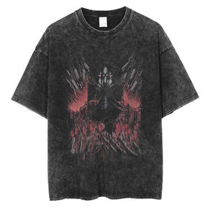 เสื้อเชิ๊ตผู้ชายผ้าคอตตอน100% ซักได้พิมพ์ลายดิจิทัลสไตล์วินเทจ - Product Image 6