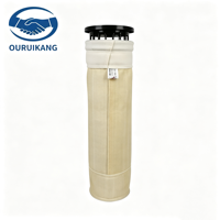 Sac filtrant P84 résistant aux hautes températures, haute efficacité, pour filtration en sacs de dépoussiéreur industriel, 240 continu