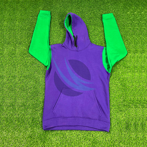 Streetwear Pull à Capuche Surdimensionné d'Hiver pour Homme 100% Coton Polaire Logo Personnalisé Manches Longues Confortable Couleur Contrastée - Product Image 1