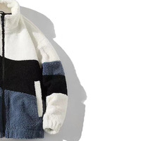 Vestes en cuir polaire antibactériennes à double boutonnage de qualité supérieure pour hommes et femmes, motif à pois, MOQ 8 pièces