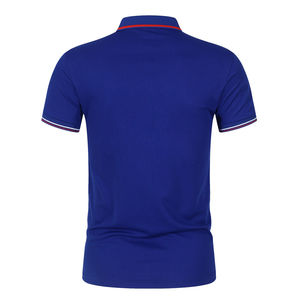 Los hombres más demandados para Polo Camisa Cómoda Algodón Poliéster Patrón sólido Transpirable Tallas grandes Impresión personalizada Precio barato - Product Image 2