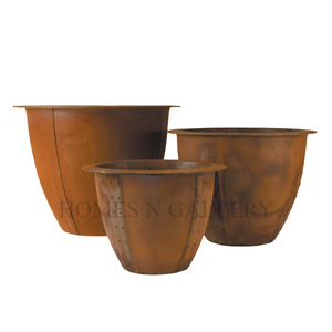 Vintage Design Handmade Customized Vintage Antique Design Handmade <b>Large</b> Size Garden Decorative <b>Plants</b> Decorative Planters Pots - Product Image 5
