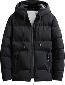 Doudoune Hommes Brillant Bulle Vestes & Manteaux D'hiver pour Hommes Stand Casual Tricoté Bomber Veste - Product Image 4