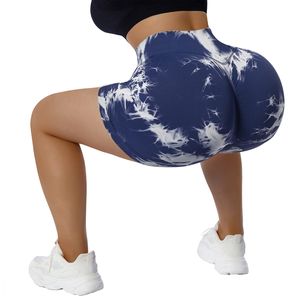 Short de yoga motard sexy de contrôle du ventre de couleur unie en gros Shorts de sport pour femmes à haute élasticité à séchage rapide - Product Image 6