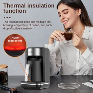 <span class=keywords><strong>Cafetière</strong></span> électrique à filtre en plastique SK-0137 avec fonction de préparation rapide, <span class=keywords><strong>tasse</strong></span> incluse et fonction de boisson chaude <span class=keywords><strong>individuelle</strong></span> pour la maison et le bureau - Product Image 4