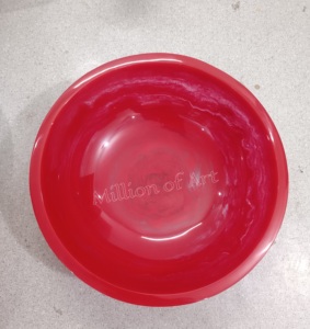 ชามเรซินทันที่ทำด้วยมือทันสมัยที่มีพื้นผิวที่สวยงามพื้นผิวเรียบทำให้ดูมีสไตล์-สำหรับการเสิร์ฟสลัดซุปของว่างในวันแม่ - Product Image 1