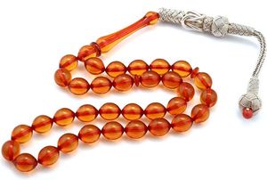 MEILLEUR chapelet turquoise conçu Tasbih accessoires de prière Tasbih en gros avec des formes de perles de résine naturelle perles de prière - Product Image 6