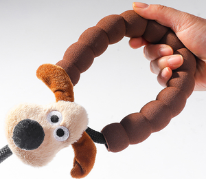 Geometric Reflective Rubber Dog Leash with <b>LED</b> <b>Lights</b> Shock Absorbing for Medium Dogs Outdoor Walking - Product Image 2