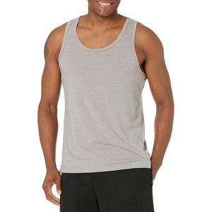 Débardeurs d'entraînement musculaire pour hommes, vêtements de sport, spandex/coton/polyester, respectueux de l'environnement, respirants et rapides. - Product Image 1