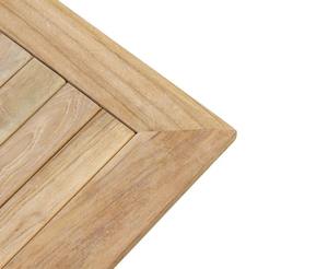 โต๊ะพับสวนทรงสี่เหลี่ยมผืนผ้าไม้สัก 1.2 ม. กันน้ำ ทนทาน ป้องกันรังสียูวี สำหรับใช้กลางแจ้งในร้านอาหารและโรงแรม - Product Image 4