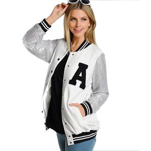 Veste universitaire d'hiver pour femmes sur mesure, veste de baseball tendance, veste universitaire pour femmes respirante, veste universitaire personnalisée - Product Image 5