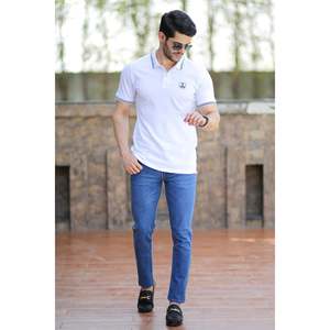 Camiseta Polo Delmont para Hombre, 100% Algodón, Diseño Sólido Básico, Transpirable, Tejido de Punto, Color Oscuro, Parches Bordados, Tallas Grandes XL 6XL - Product Image 4