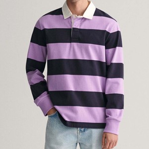 Camiseta deportiva de varios colores y diseños para hombre, Polo de rugby de manga larga, informal para hombre con Polo de rugby de color personalizado - Product Image 1