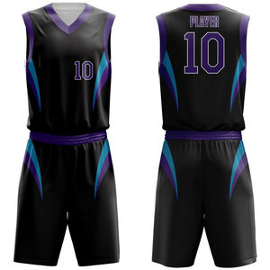 Ensemble de maillot de basket respirant de haute qualité au meilleur prix, vêtements de sport, maillots de basket les plus vendus pour hommes - Product Image 1
