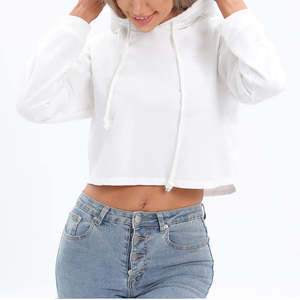 เสื้อครอปฮู้ดดี้คุณภาพสูงสุด ปี 2025 ผลิตโดย OEM ล่าสุด ขายส่งจากผู้ผลิต เสื้อฮู้ดดี้ผู้หญิงแบบสปอร์ต เสื้อครอปฮู้ดดี้เนื้อหนา ขายส่งจำนวนมาก - Product Image 3