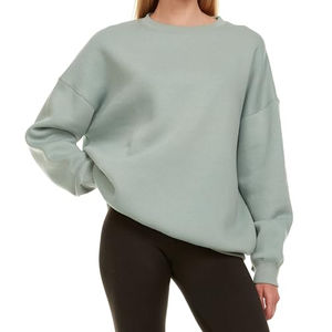 Sweat-shirt à manches longues pour femme, de haute qualité, à col rond, élégant, en polaire d'hiver, 100% coton, coupe-vent, best-seller - Product Image 6