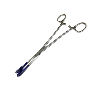 Fórceps de sujeción de esponja de alta calidad, fórceps de sujeción de esponja de 9 pulgadas, fórceps uterinos de Clementson de agarre azul de 24 cm para cirugía - Product Image 4