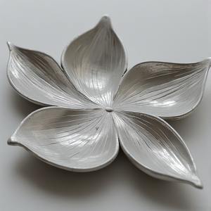 Servidor de frutas secas de lujo de forma redonda de aluminio y vidrio Premium con acabado dorado antiguo diseñado para una decoración elegante del hogar - Product Image 3