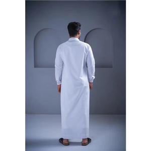 Jubba traditionnelle musulmane de haute qualité 2025, robe Thobe pour hommes arabes, taille plus, Thobe brodé - Product Image 2