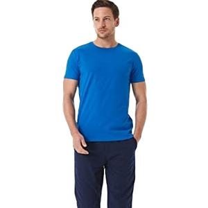 Camiseta de algodón 100%, camiseta de 13 colores para hombre, Camiseta deportiva cómoda de tela de algodón de talla grande con cuello redondo para hombre - Product Image 1