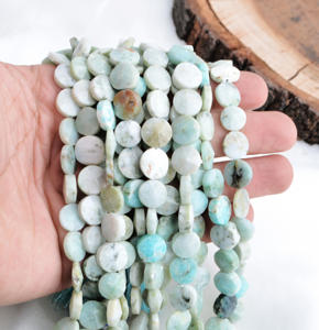 อเมซอนไนต์ทรงกลมเจียระไน 12 เส้น สำหรับทำเครื่องประดับชั้นดี ราคาพิเศษ - Product Image 3